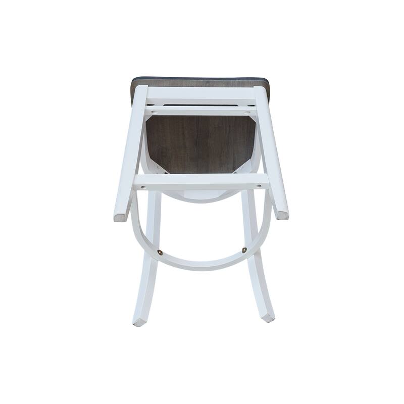 International Concepts Solid Wood Emily Dining Stool