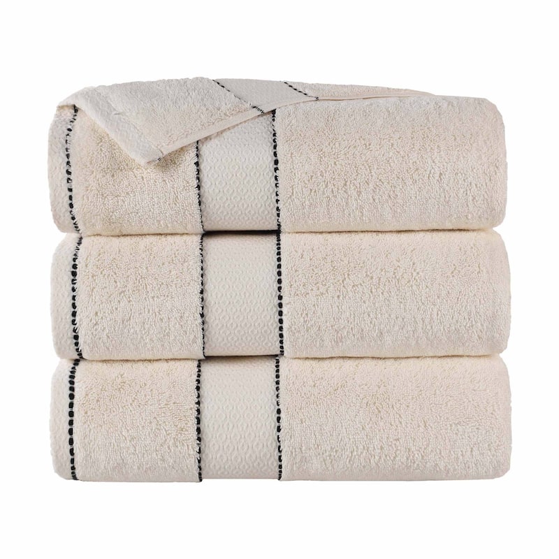 Superior Niles Cotton Ultra-Plush Absorbent Bath Towels, Set of 3