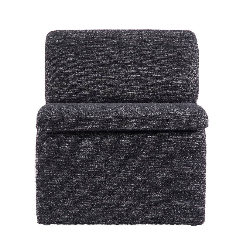 Lume Boucle Upholstered Armless Accent Chair