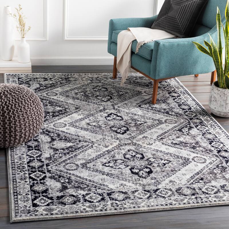 Livabliss Arundell Bohemian Medallion Area Rug