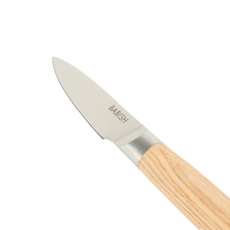 Babish 1.4116 German 3.5-inch Stainless Steel Paring Knife-Kitchen Knife for Peeling, Trimming & Prep Work,