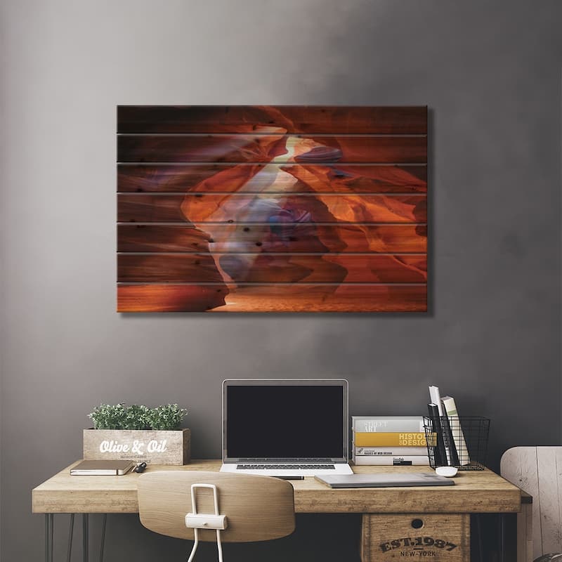 Pure Photodelight II Print On Wood by Roman Golubenko - Multi-Color
