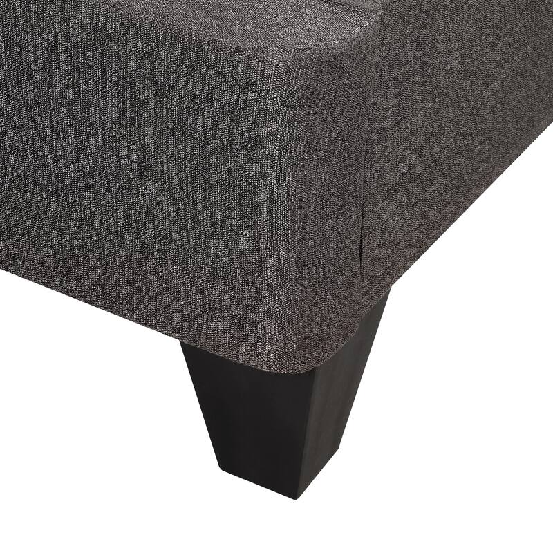 Speedy Fabric Platform Bed Frame, King