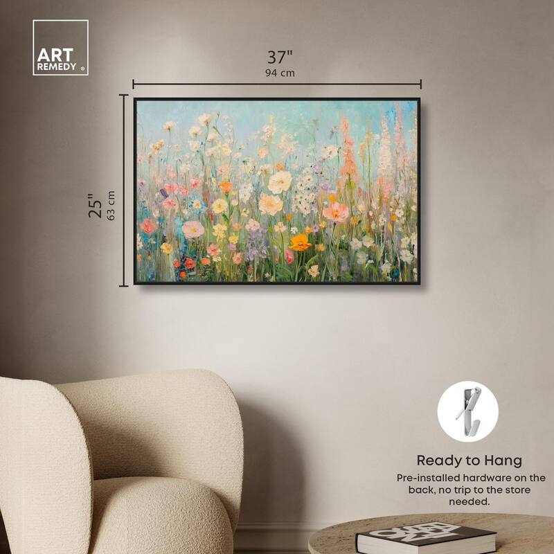 Soft Focus Flora II Canvas by Art Remedy