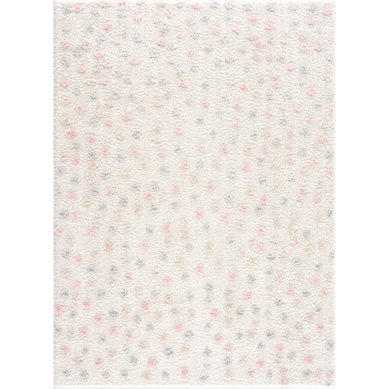 Hauteloom Cansu Living Room, Bedroom Area Rug - Contemporary - Plush Pile - Black - 2' x 3'