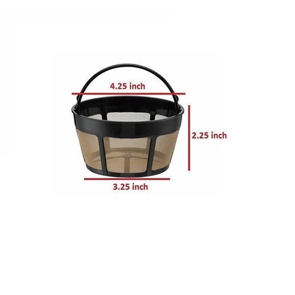 GoldTone Reusable 812 Cup Basket Style Filter Replacement Fits
