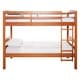 preview thumbnail 8 of 11, Walker Edison Solid Wood Christian Twin Convertible Bunk Bed - Honey
