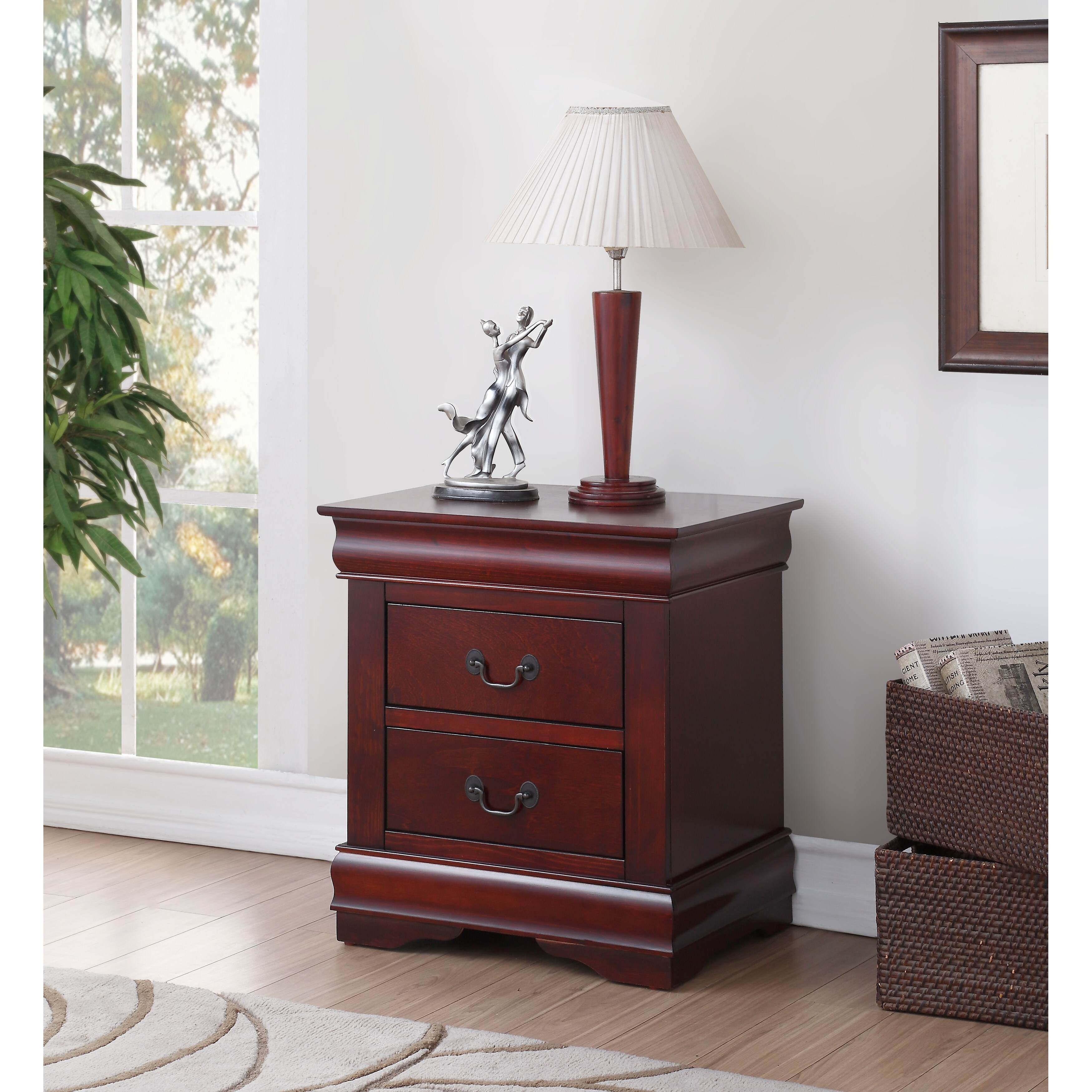 Acme Furniture Bedroom Louis Philippe Nightstand 23733 - The