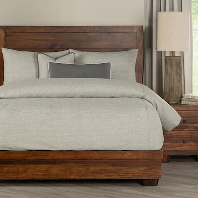 Performance Tweed Bed-Cap Comforter Set with Tailored Corners