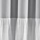 preview thumbnail 14 of 15, Lush Decor Tulle Skirt Colorblock Shower Curtain