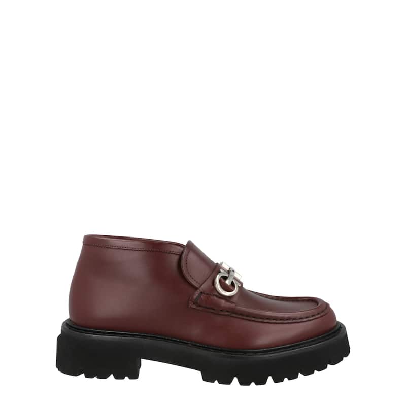 Ferragamo Geffer 2 Gancini Ankle Boots - 10.5