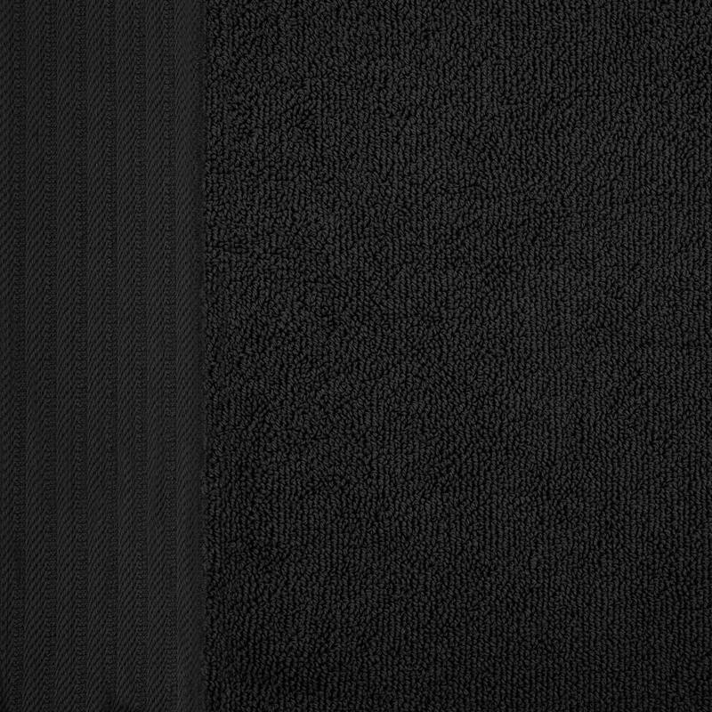 Turkish Cotton Herringbone and Solid Washcloth Towel Set by Superior