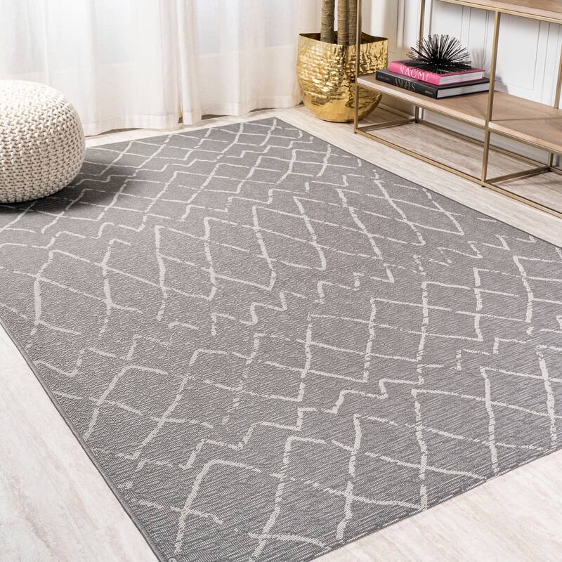 JONATHAN Y Jerash Moroccan Trellis Indoor/Outdoor Area Rug