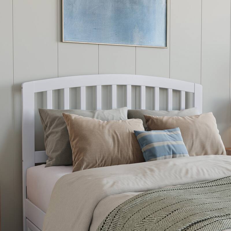 Lucia Platform Bed with Panel Footboard and Twin Trundle