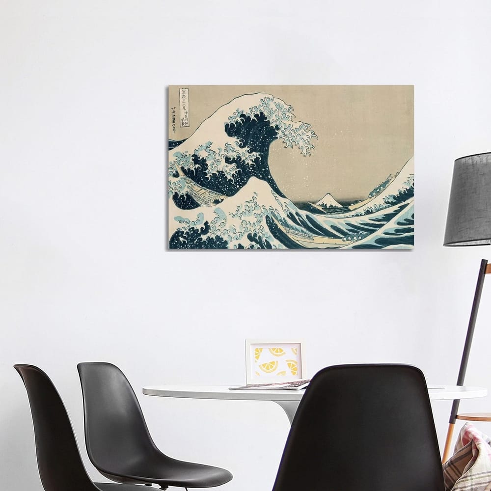 iCanvas "The Great Wave of Kanagawa, from the series '36 Views of Mt. Fuji' " by Katsushika Hokusai Canvas Print