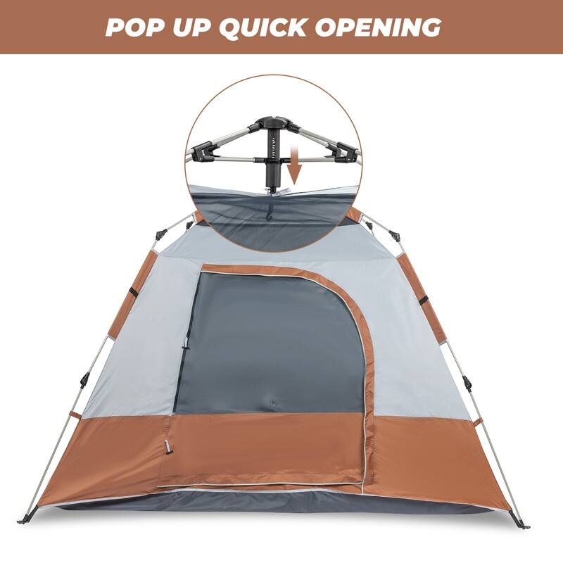Four-Person Family Tent Camping Tent Quick Opening