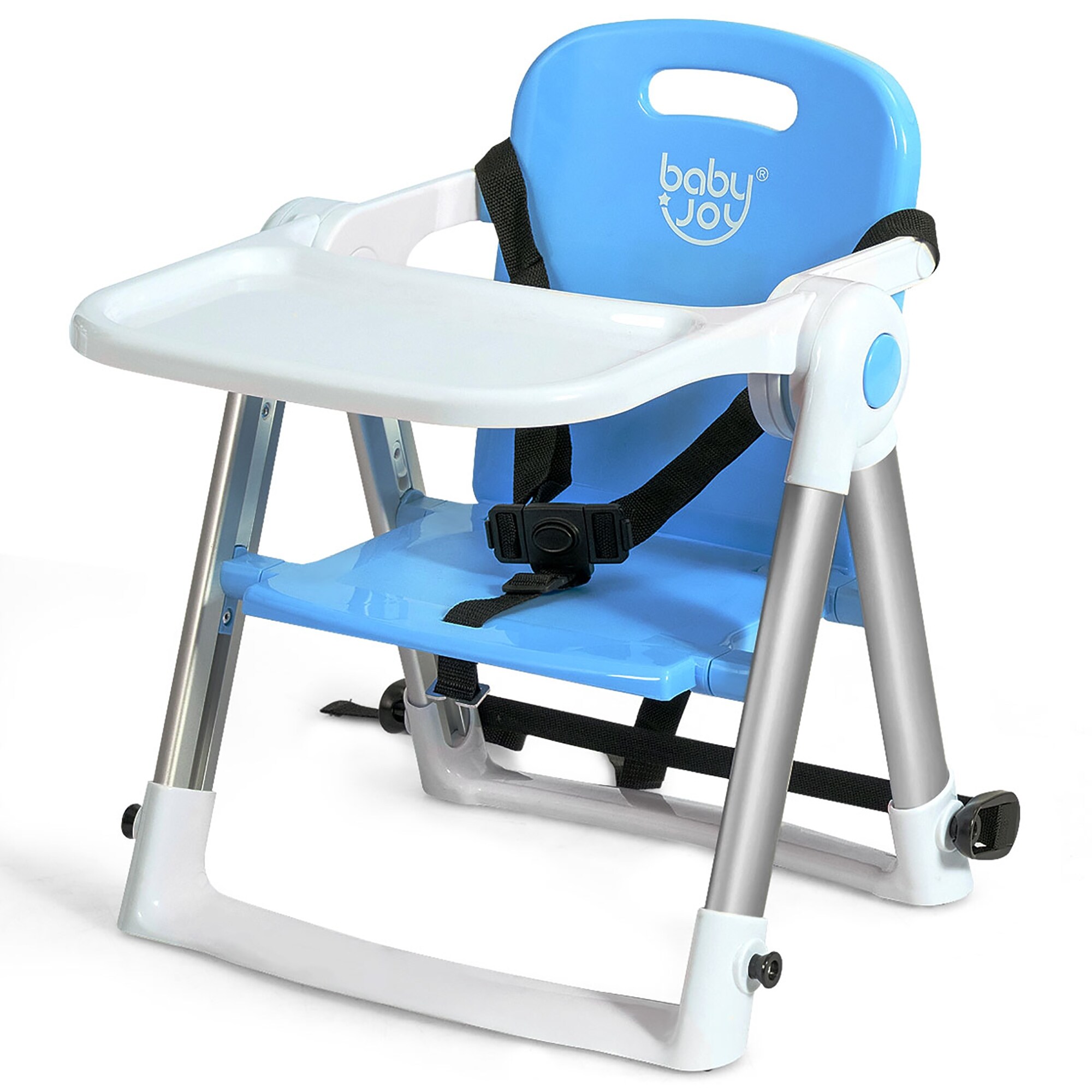 Baby Seat Booster Folding Travel High Chair Safety Belt Tray Dining On Sale Overstock 30364476