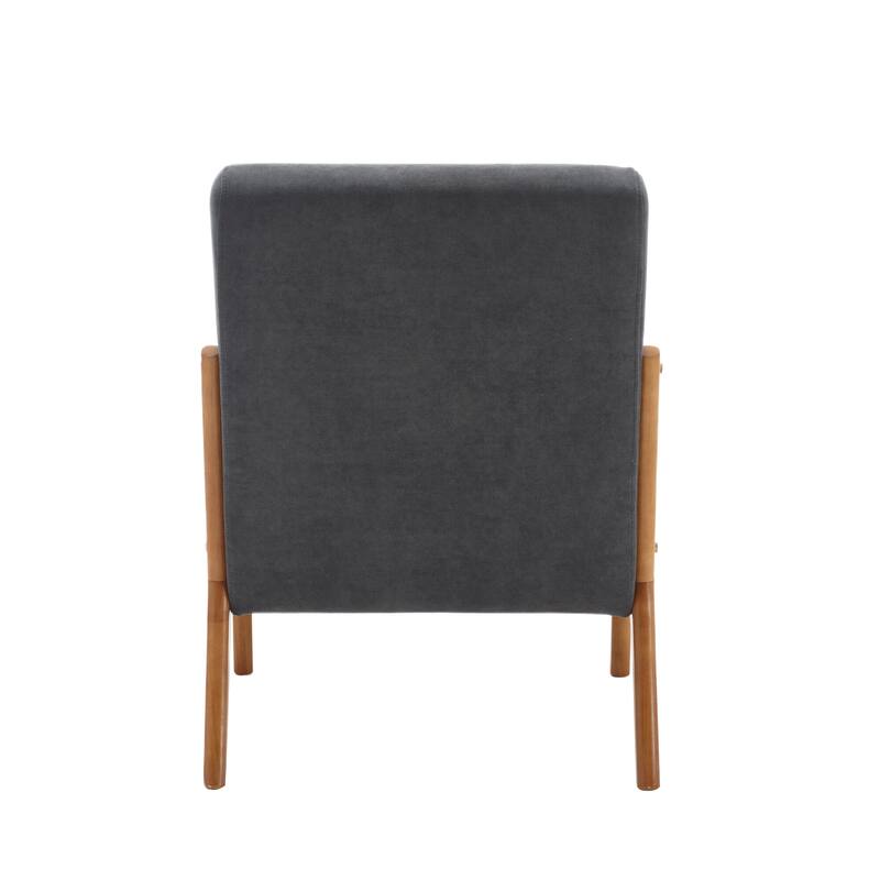 Modern Accent Chair Solid Wood Padding Lounge Armchairs - 23.23" * 29.53" * 30.71"