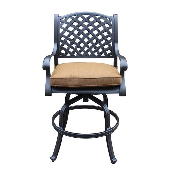 Cast aluminum on sale bar stools