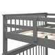 preview thumbnail 55 of 67, Stairway Wooden Bunk Bed with Storage Staircase and Guard Rail, for Bedroom, Dorm, Convertible into 2 Beds