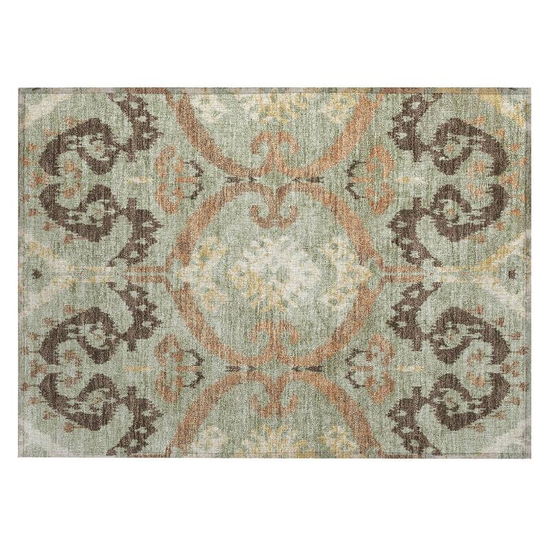 Machine Washable Indoor/ Outdoor Global Empire Chantille Rug