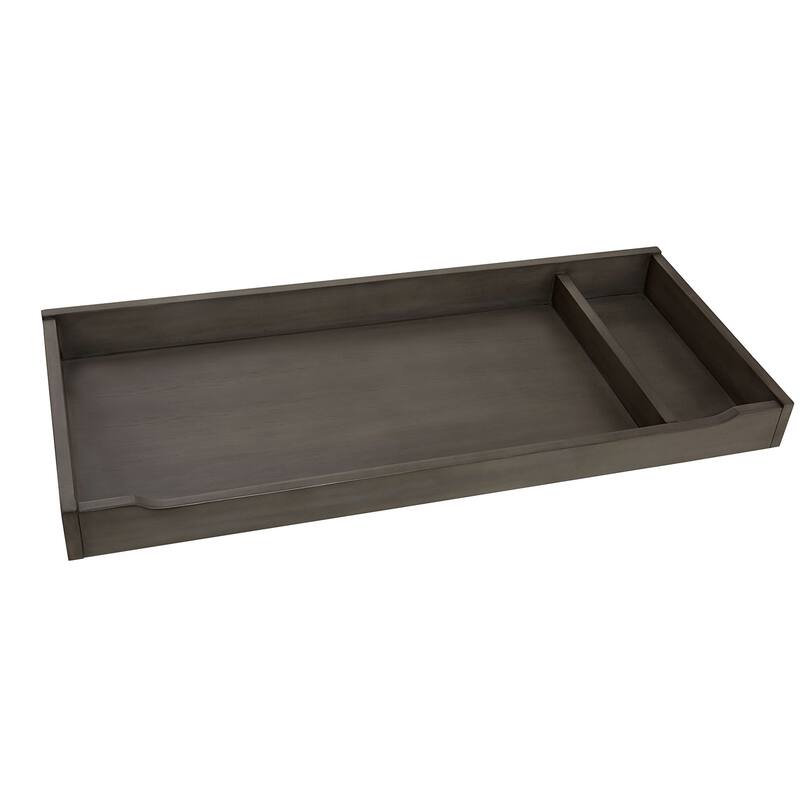 Taylor 42" Wide Farmhouse Changer Topper, Dusk Gray