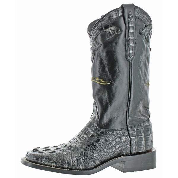 grey crocodile boots