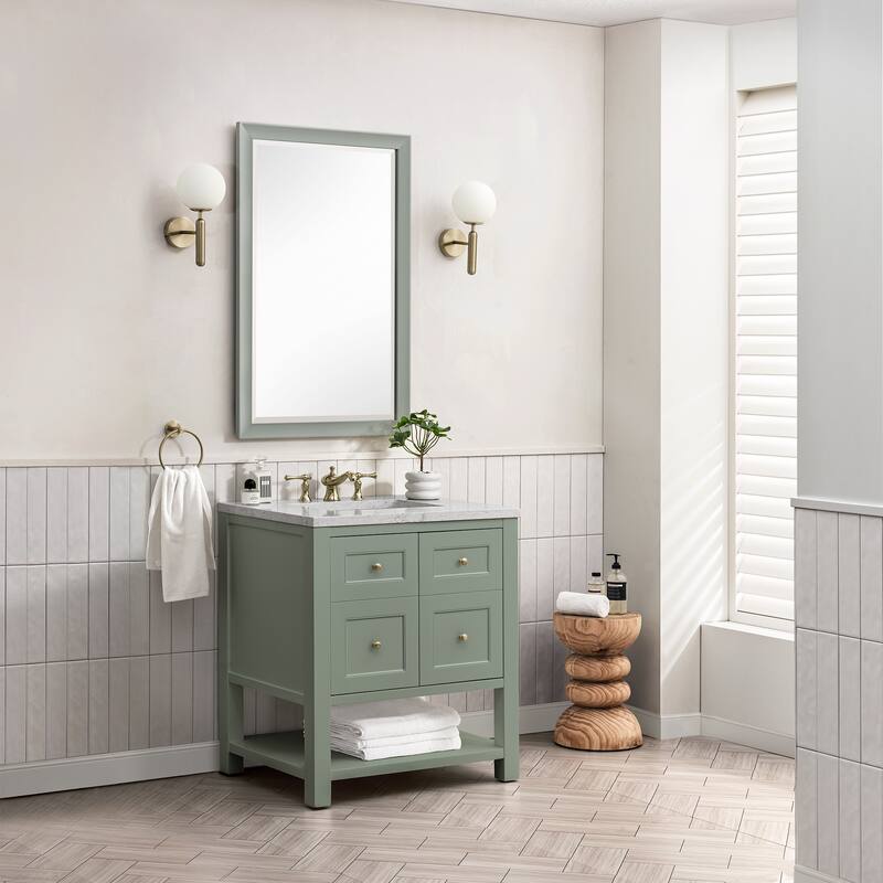 James Martin Vanities Breckenridge 30" Single Vanity, Smokey Celadon