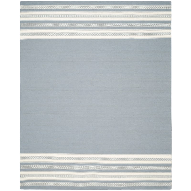 SAFAVIEH Handmade Flatweave Dhurries Mukhayyo Modern Wool Rug