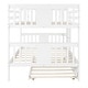 preview thumbnail 33 of 35, Full over Full Bunk Bed with Twin Size Trundle and Ladder