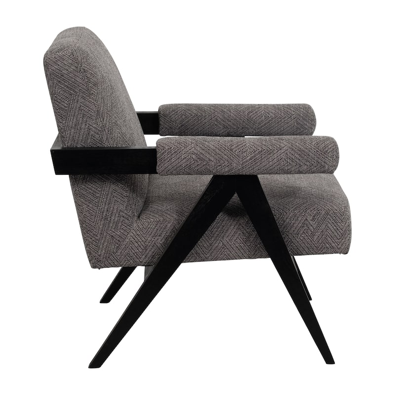 Sagebrook Home Modern Neutral Upholstered Armchair - 30" x 33" x 36"