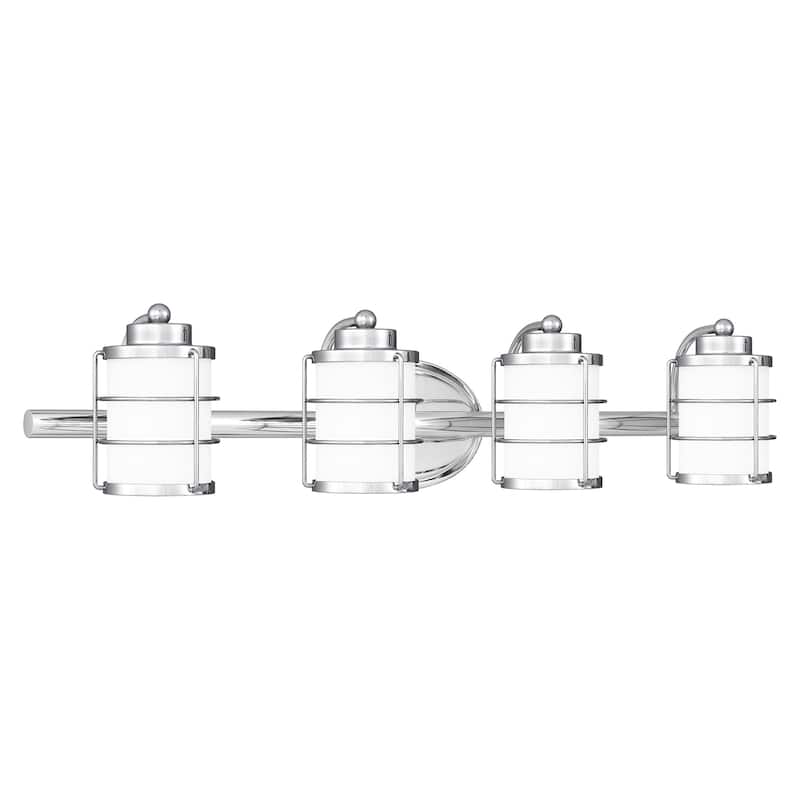 Harper 4-Light Polished Chrome Bath Light - Polished Chrome