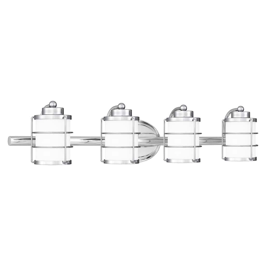 Harper 4-Light Polished Chrome Bath Light - Polished Chrome