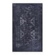 preview thumbnail 1 of 6, LOOM & LUXE Black/Gray Area Rug 120" D x 96" W x 0.14" H