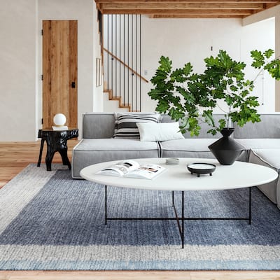 Eugene Colorblocked Wool Area Rug
