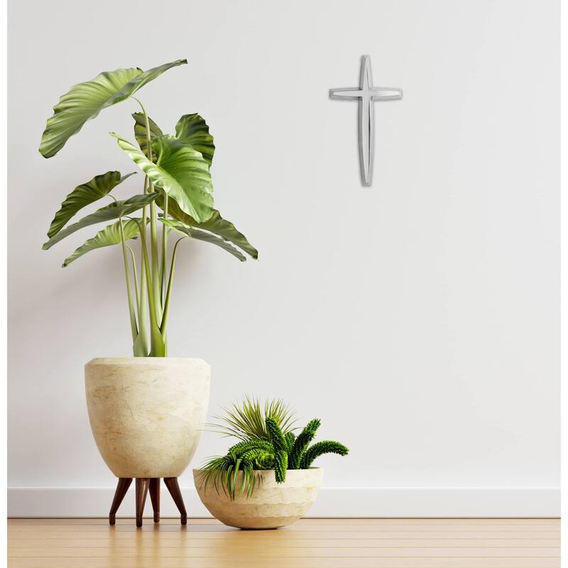 Nambe Wall Cross - 9”H x 5” W