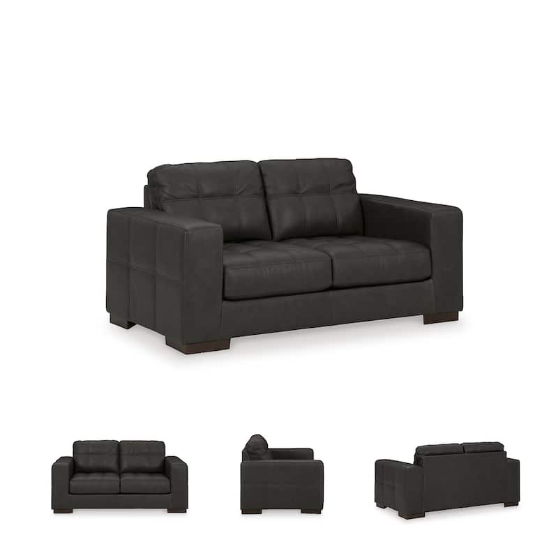 Signature Design by Ashley Luigi Thunder Loveseat - 70"W x 41"D x 35"H