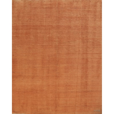 Tribal / Modern Gabbeh Area Rug Oriental Hand-Knotted Wool Carpet - 5'0" x 5'7"