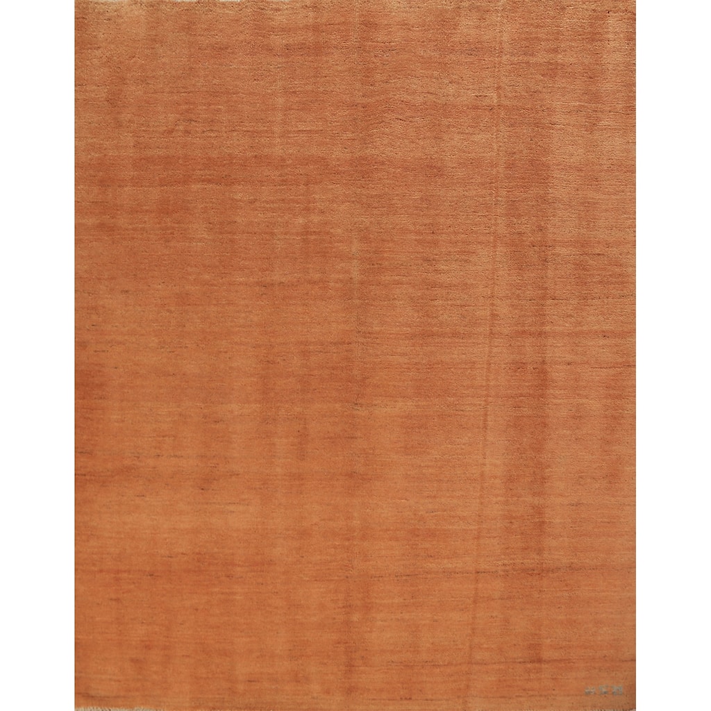 Tribal / Modern Gabbeh Area Rug Oriental Hand-Knotted Wool Carpet - 5'0" x 5'7"