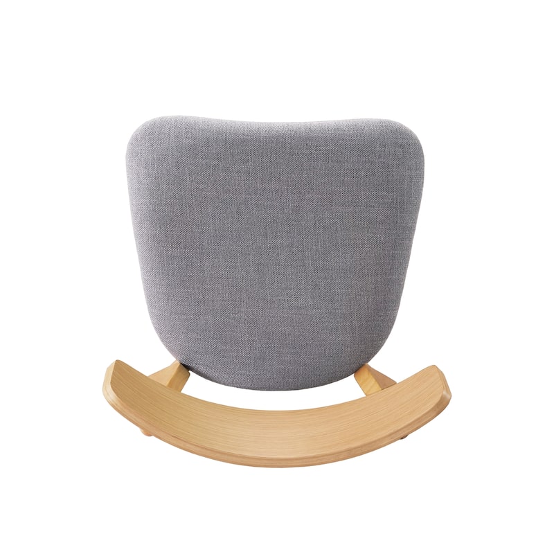 Mid-Century Dining Chairs Set of 4, Upholstered Wood Frame Chairs, Classic Armless Dining Chair