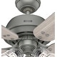 preview thumbnail 12 of 15, Hunter 52" Shady Grove Ceiling Fan with LED Light Kit/ Pull Chain, Standard or Flush Mount - Casual, Transitional