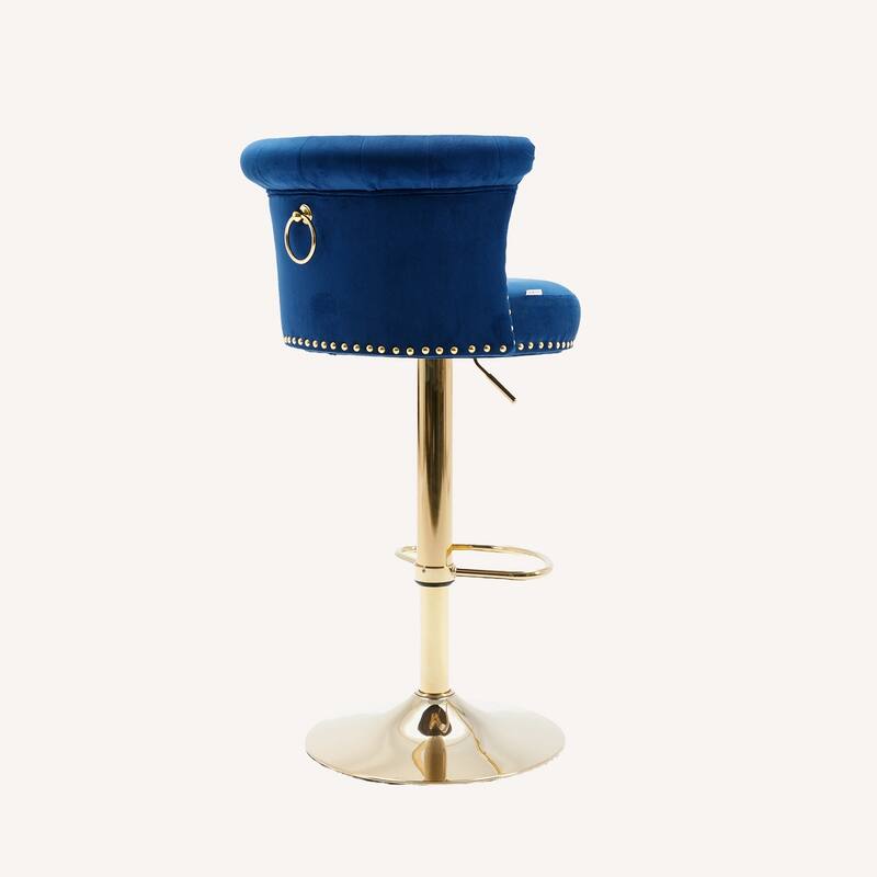 Set of 2 Adjustable Counter Height Chairs