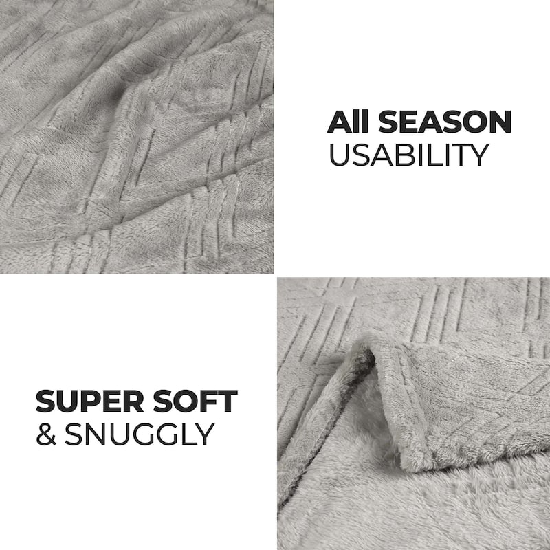Superior Alaska Diamond Soft Fluffy Fleece Blanket