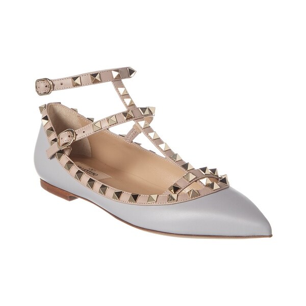 valentino shoes flat rockstuds