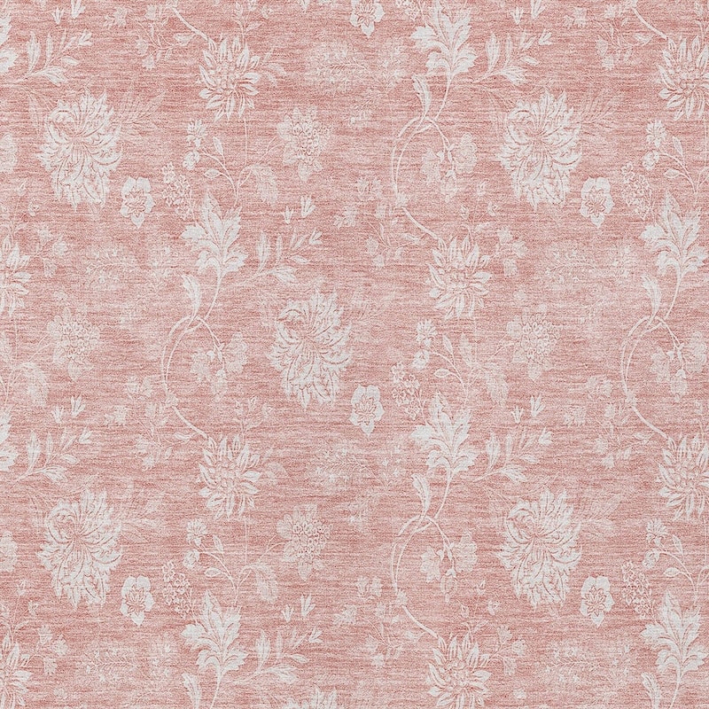 HomeRoots Floral Transitional Rectangle Outdoor Rug