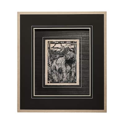 Linocut III Framed Art Print