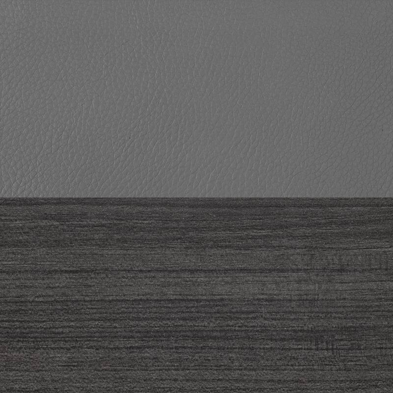 Supernova Tablet Arm Loveseat- Black/Java