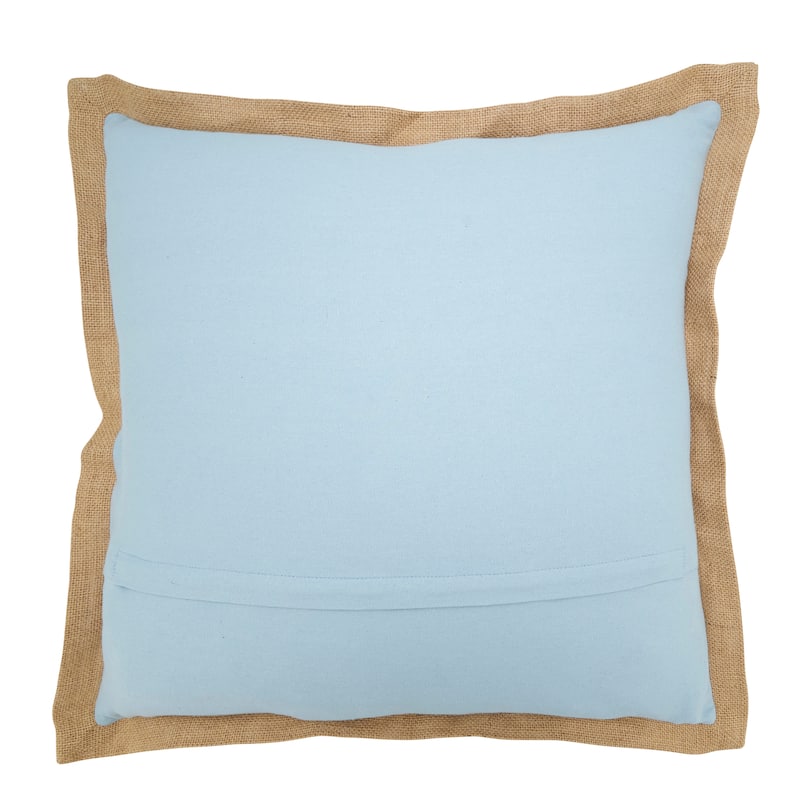 Sandy Shoreline Starfish Throw Pillow