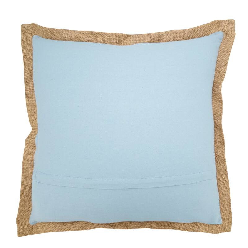 Seaside Splash Fish Throw Pillow