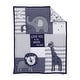 preview thumbnail 3 of 3, NoJo Love You To The Moon 4pc Crib Bedding Set